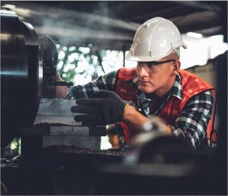 Engineer working